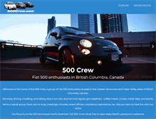 Tablet Screenshot of 500crew.com